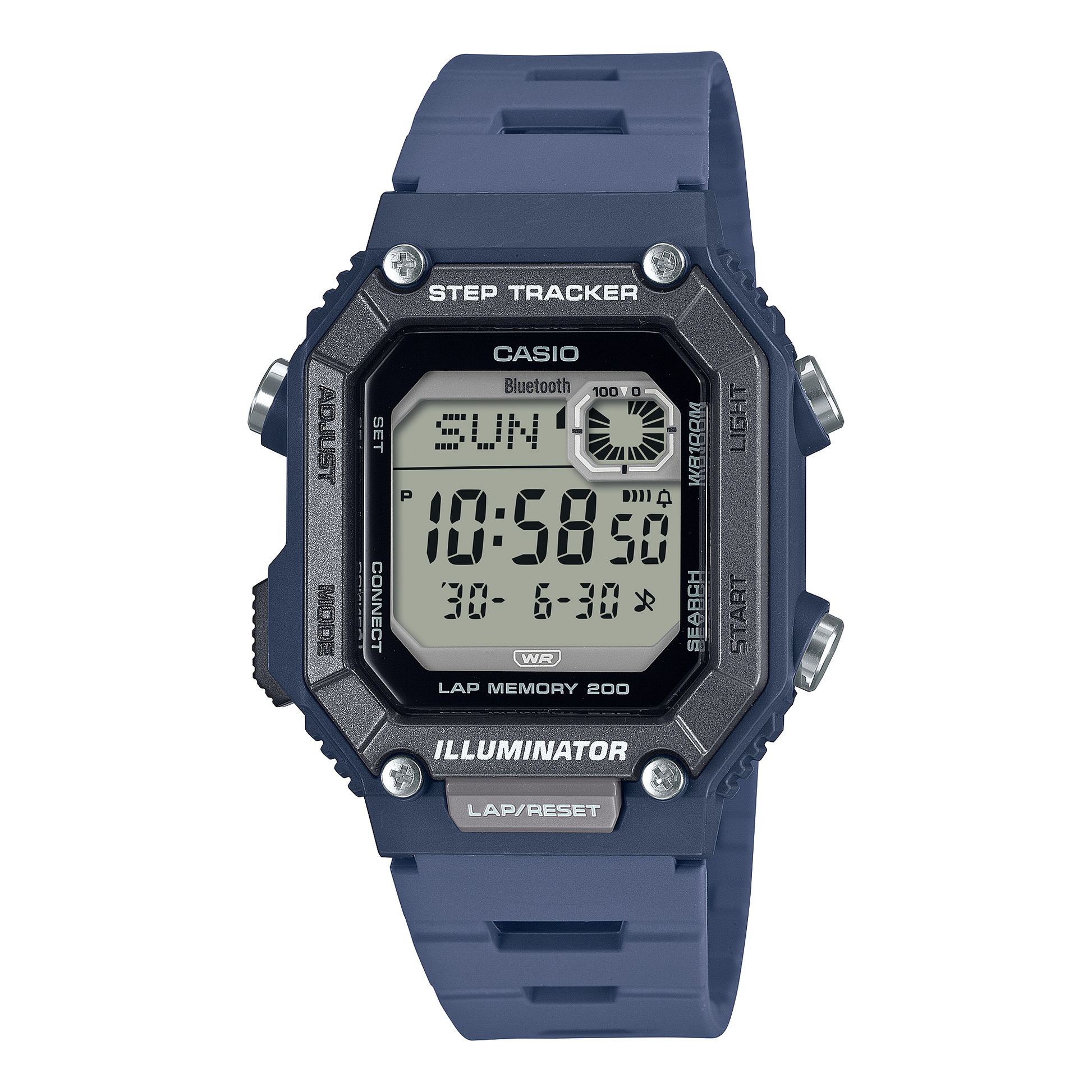 Casio WSB1000-2AV Blue, Light blue