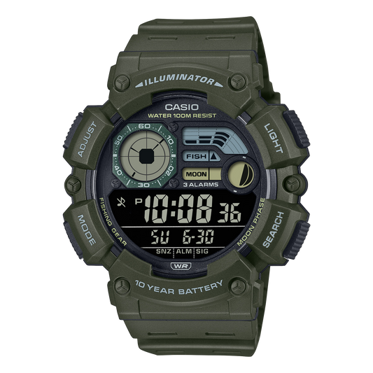 Casio WS1500H-3BV | Digital Green
