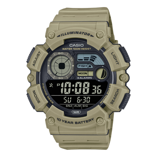 Casio WS1500H-5BV | Digital Brown
