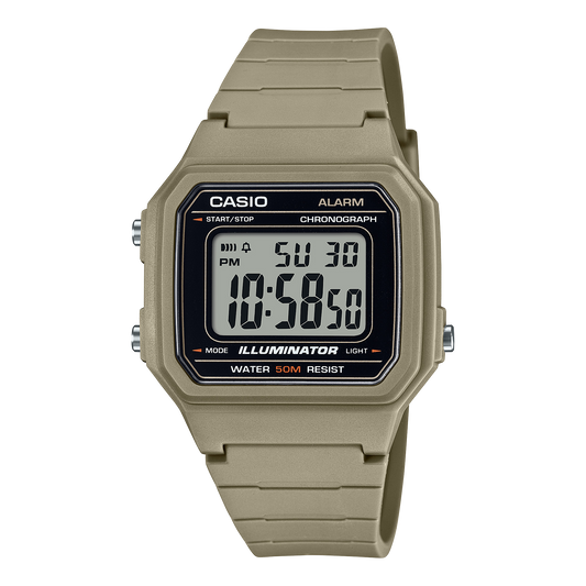 Casio W217H-5AV | Digital Brown