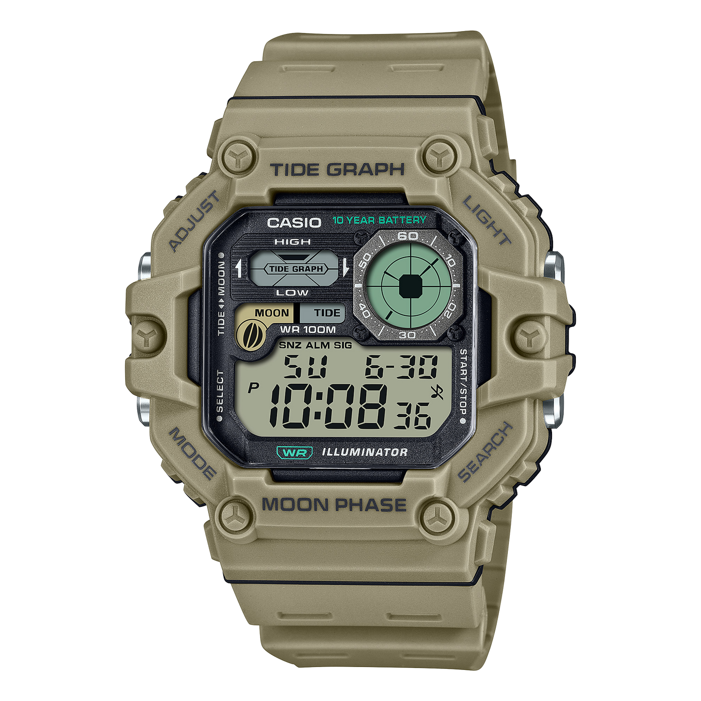 Casio WS1700H-5AV Brown