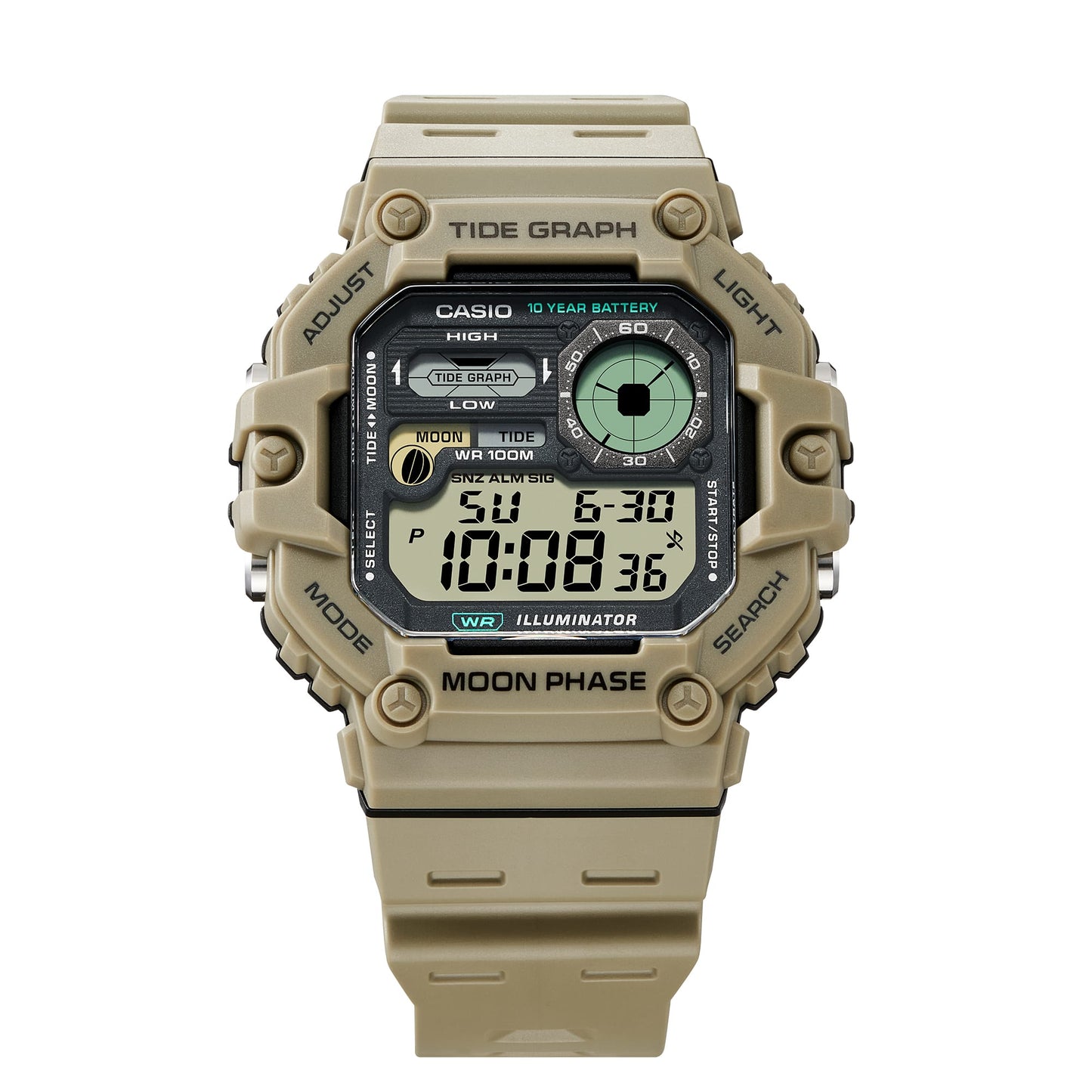 Casio WS1700H-5AV Brown