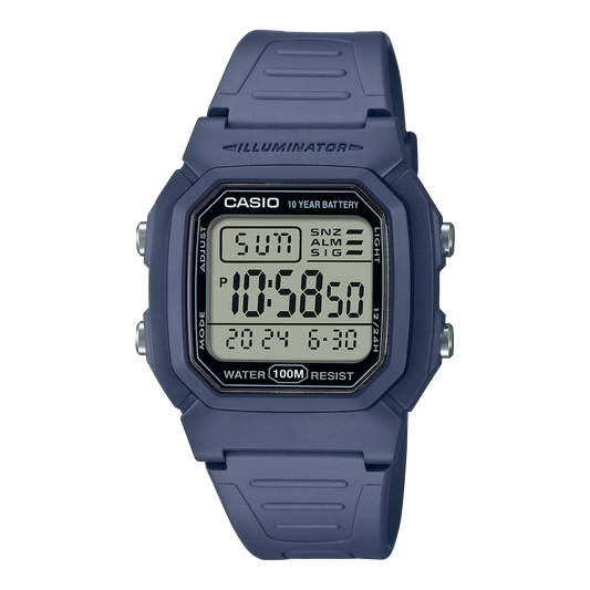 Casio W800H-2AV | Digital Blue, Light blue