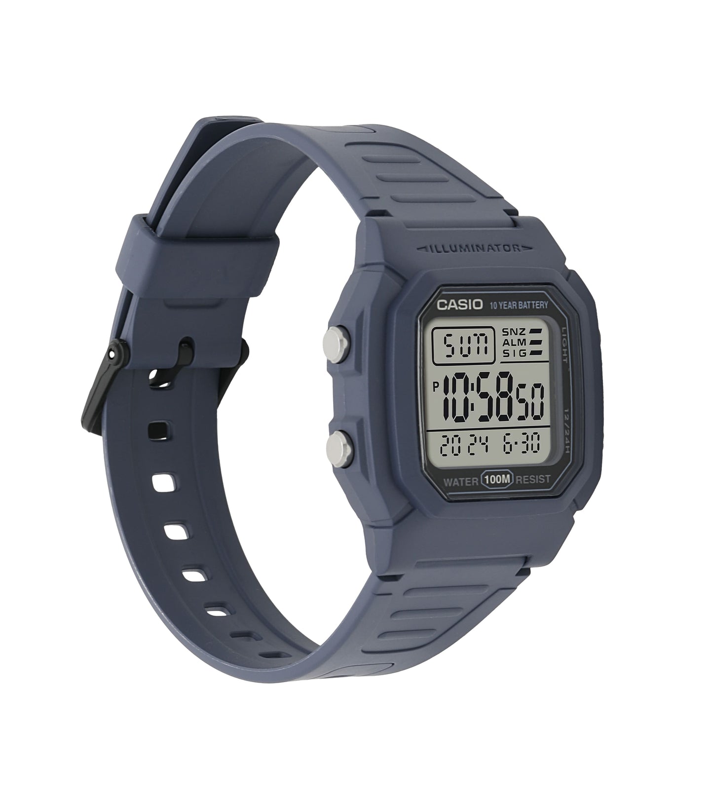 Casio W800H-2AV | Digital Blue, Light blue