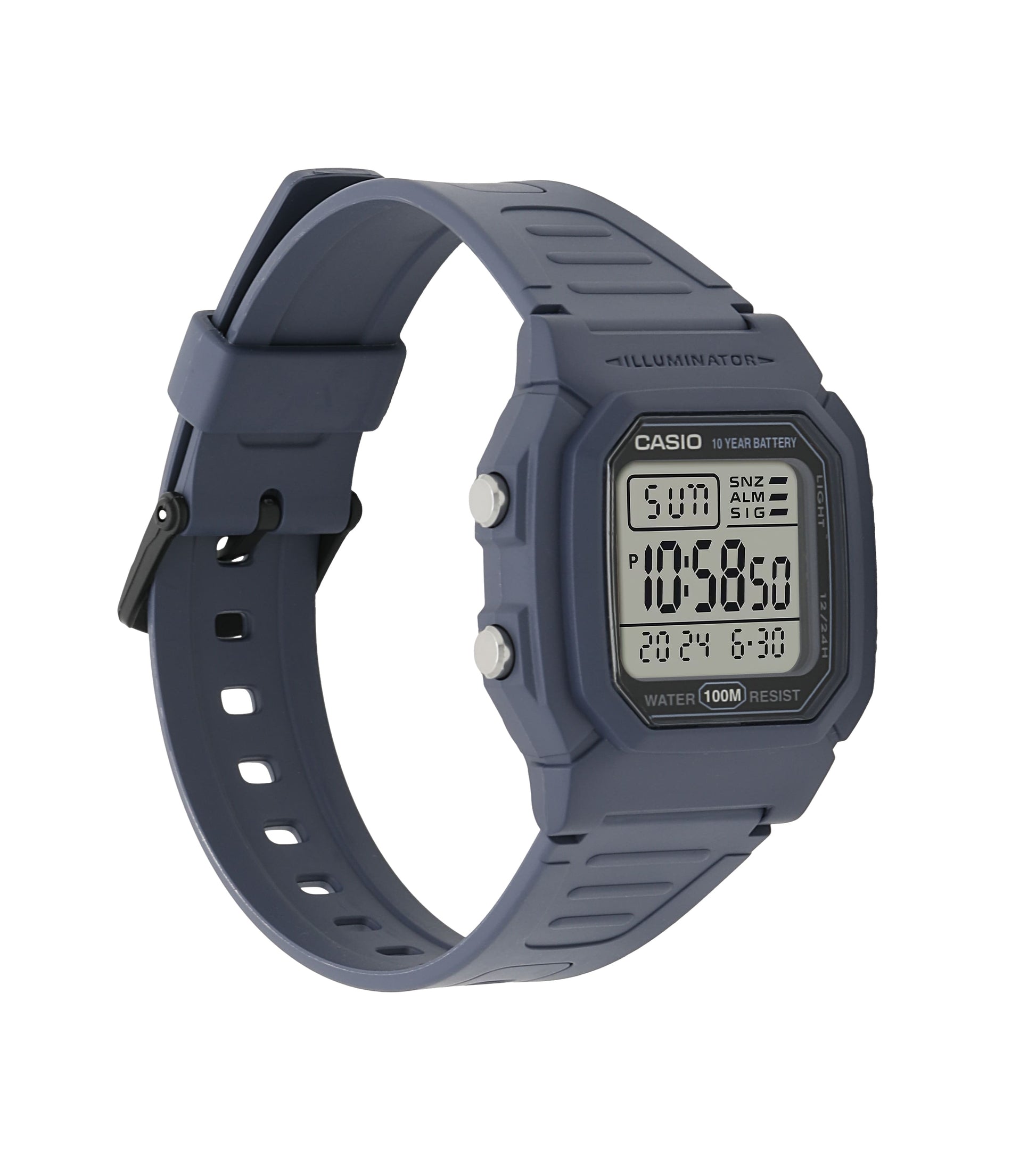 Casio W800H-2AV | Digital Blue, Light blue