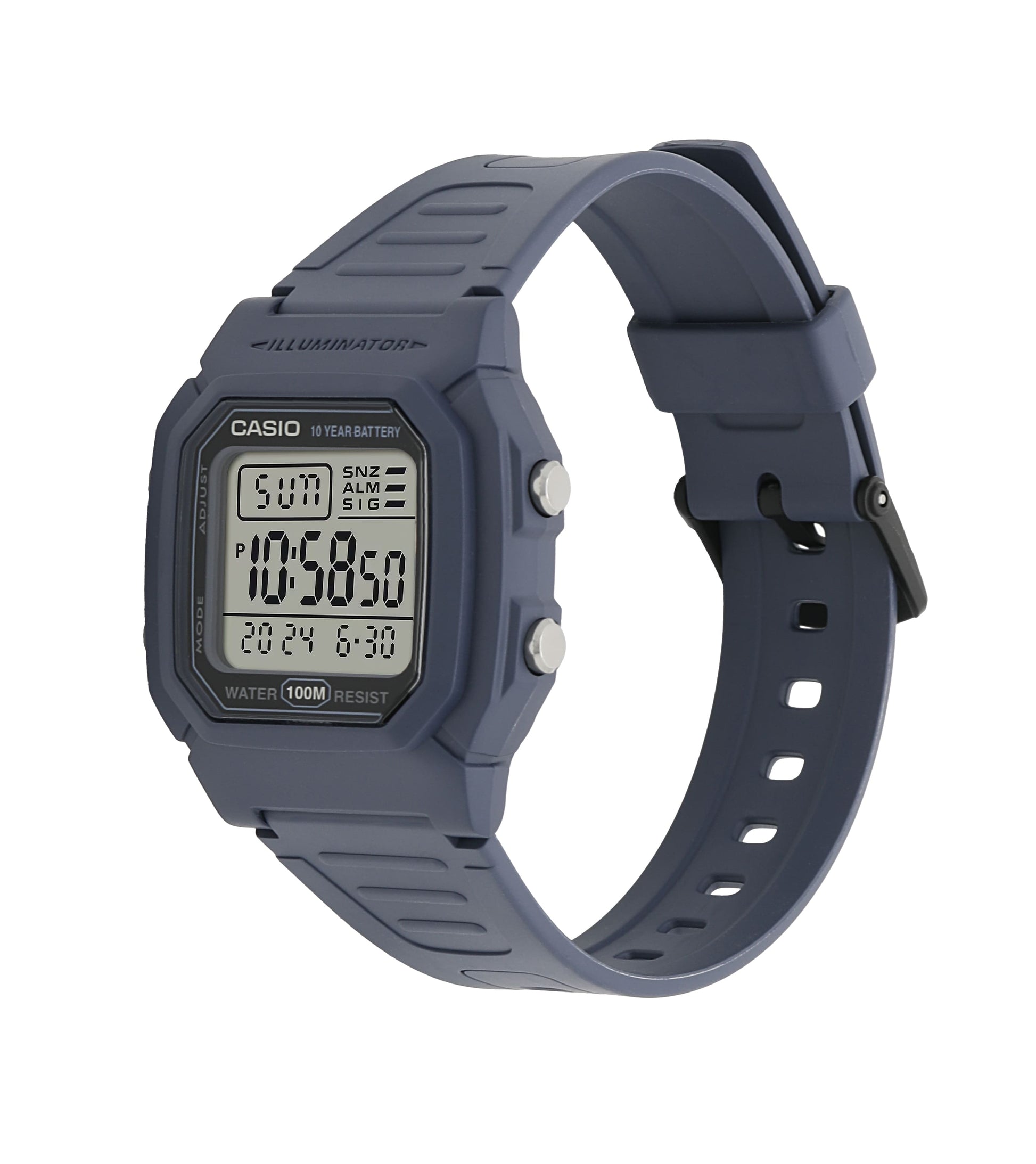 Casio W800H-2AV | Digital Blue, Light blue