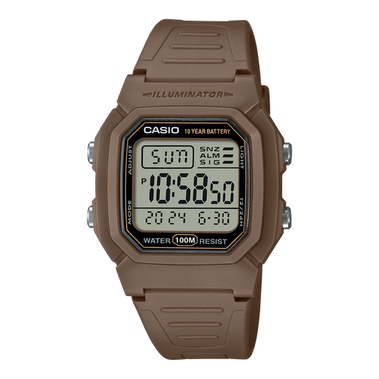Casio W800H-5AV | Digital Brown