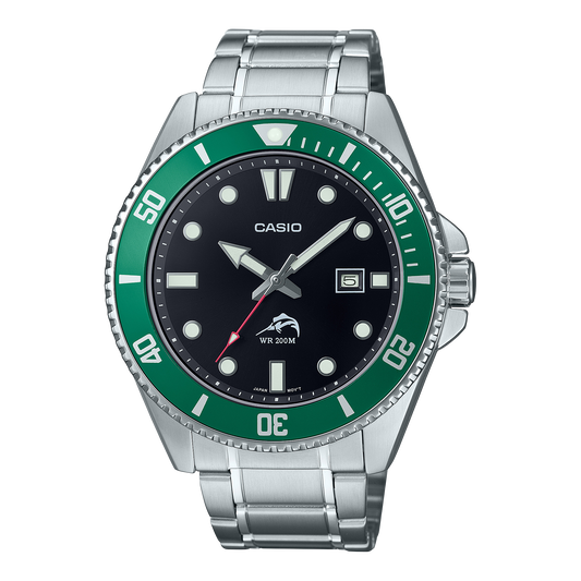 Casio MDV106DD-1A3 | Analog Green