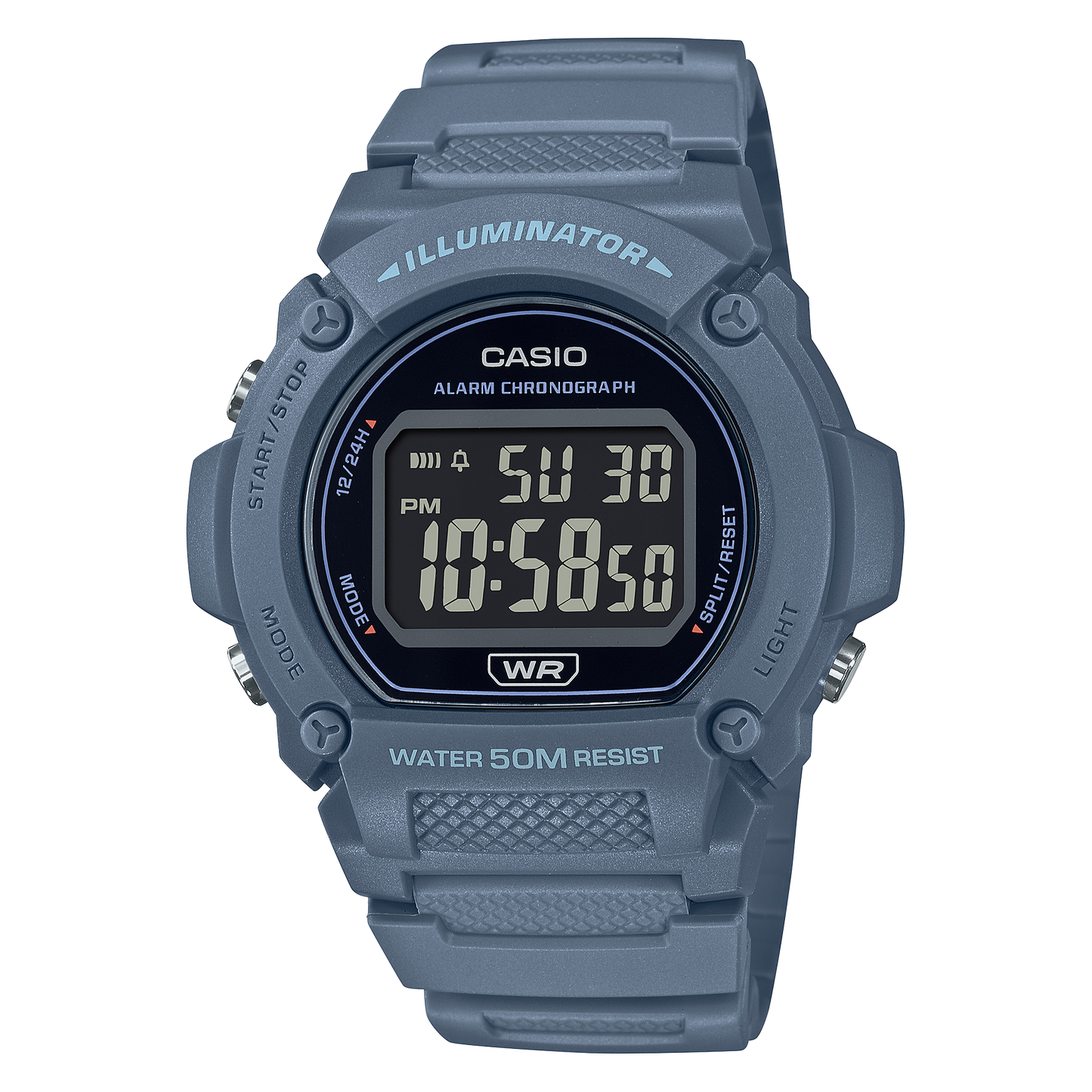 Casio W219HC-2BV Blue, Light blue