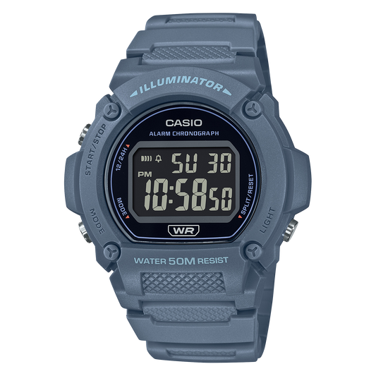 Casio W219HC-2BV Blue, Light blue