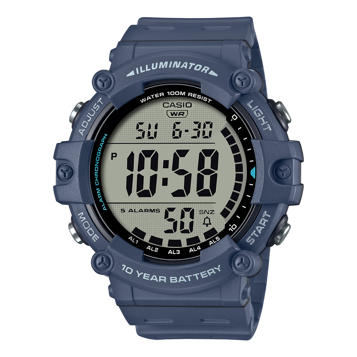 Casio AE1500WH-2AV Blue, Light blue