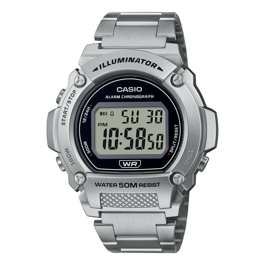 Casio W219HD-1AV Silver