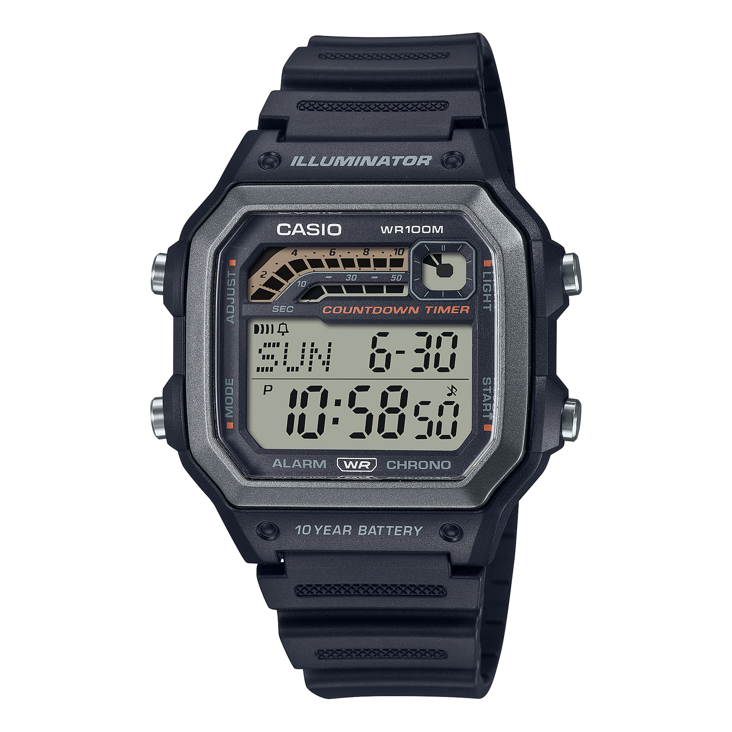 Casio WS1600H-1AV Black