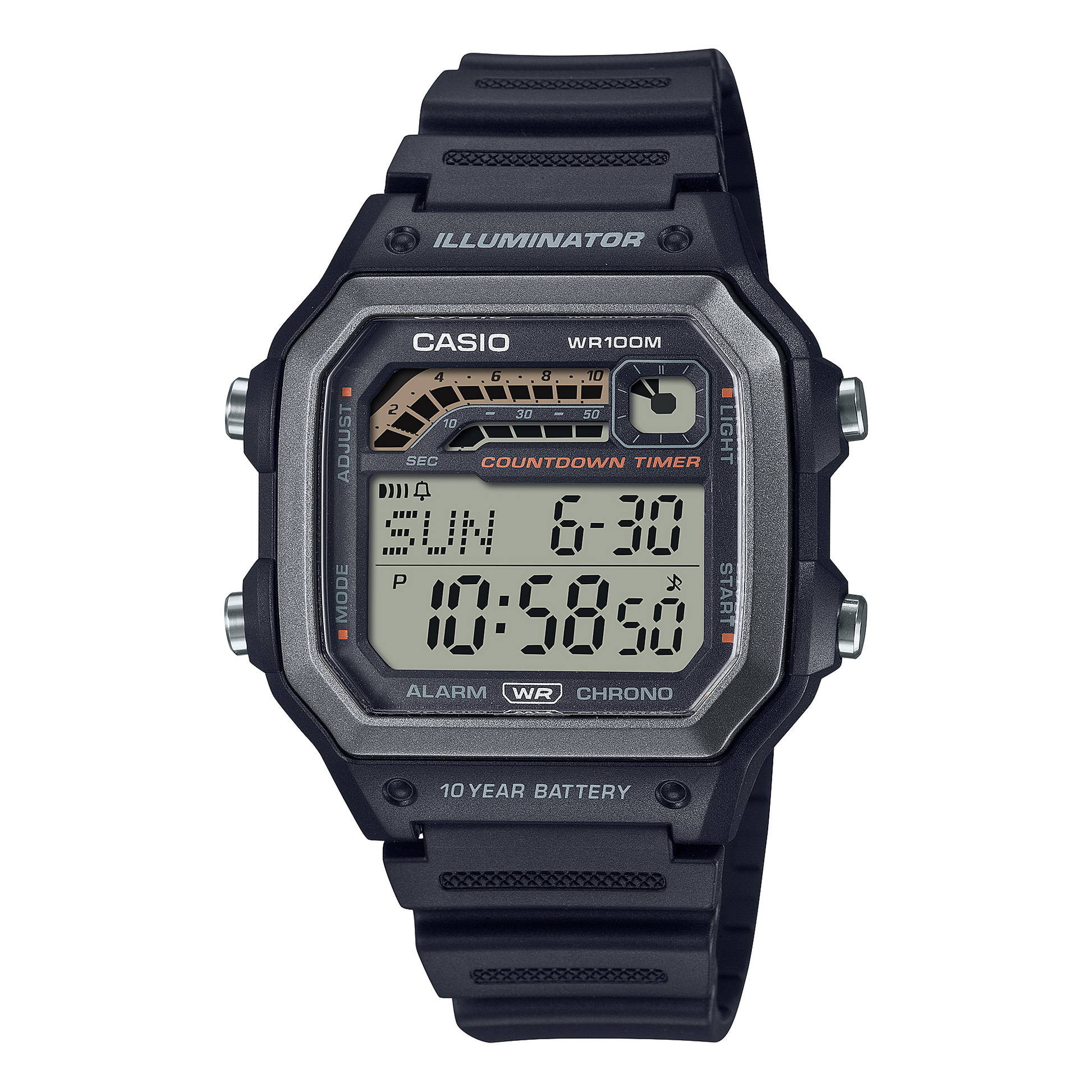 Casio WS1600H-1AV Black