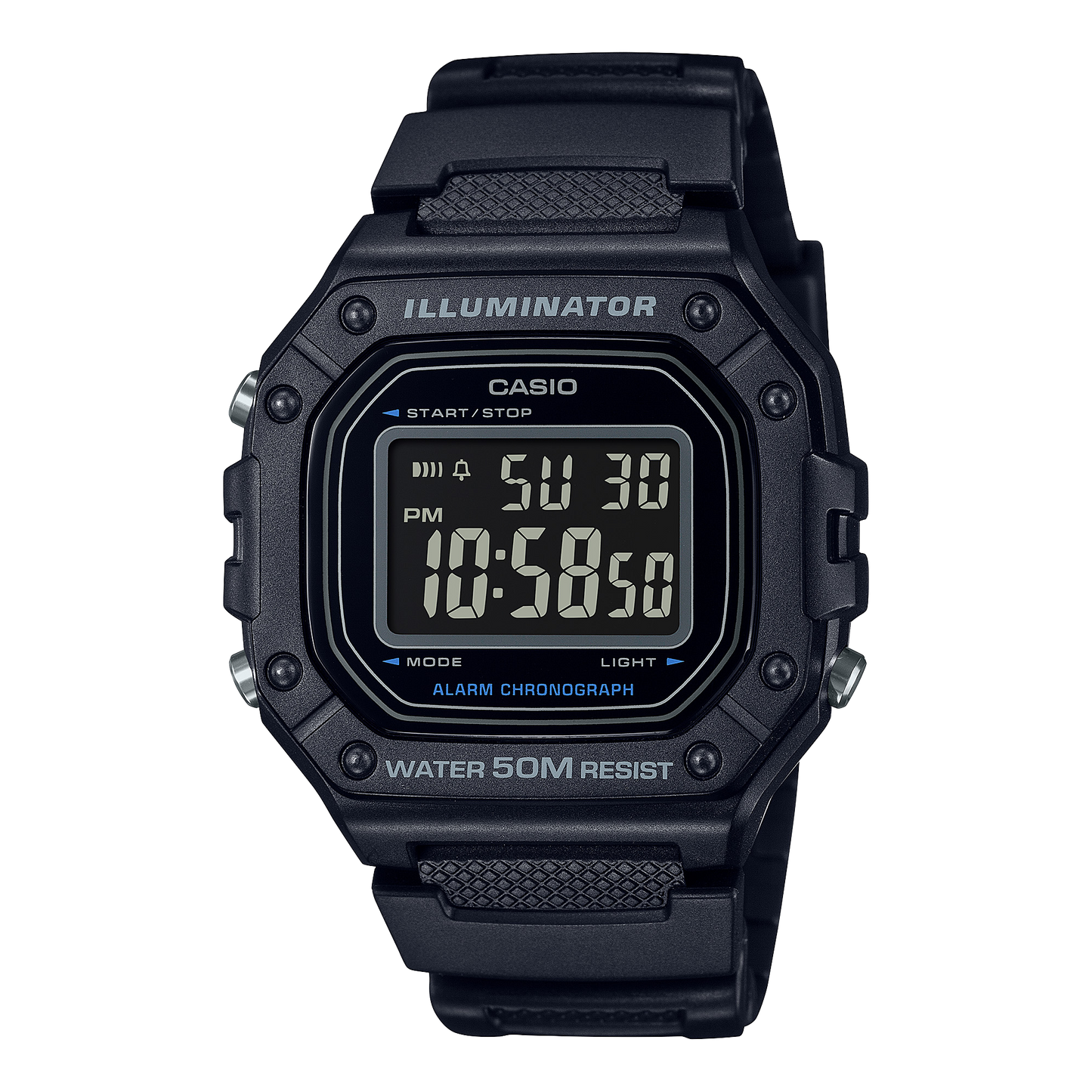 Casio W218H-1BV Black