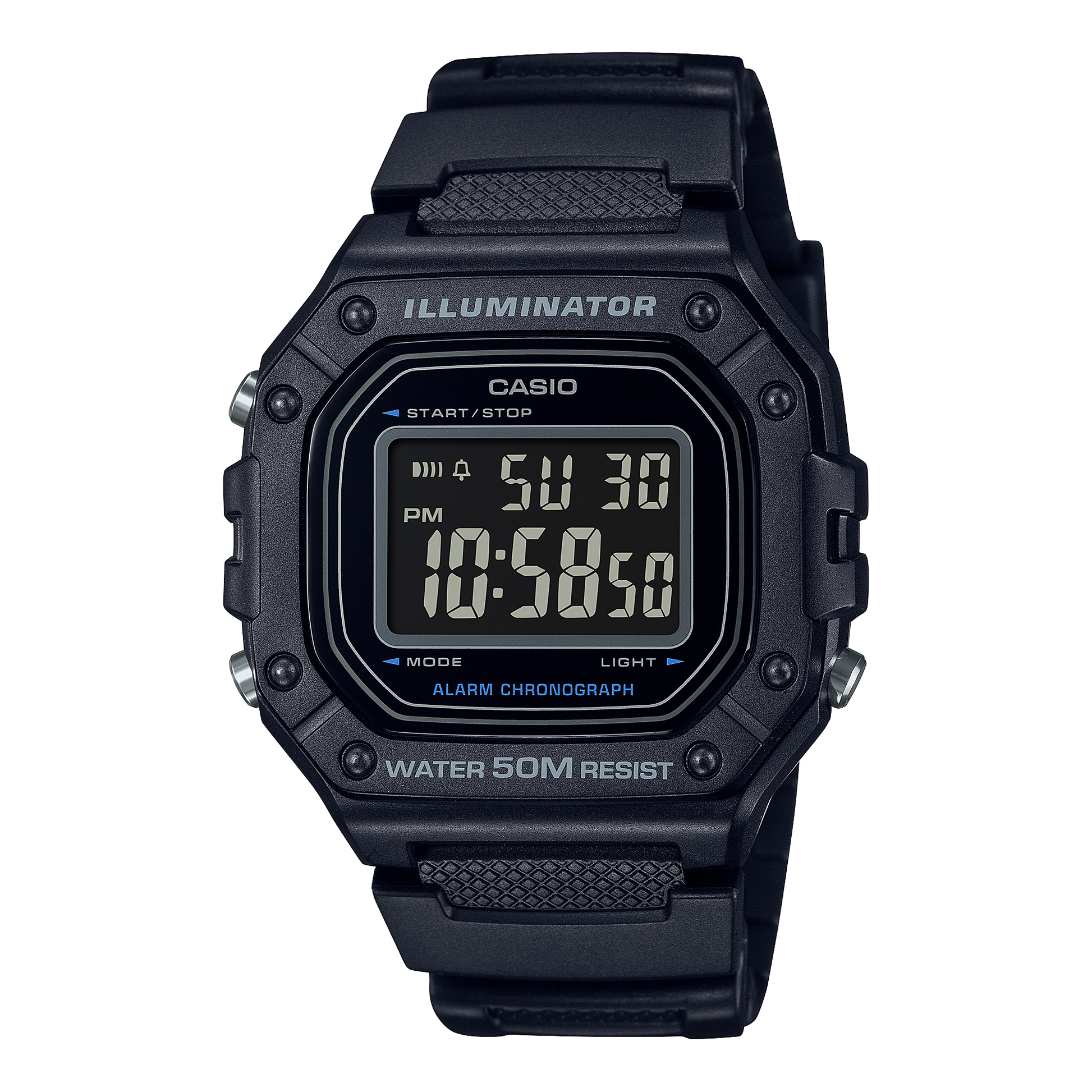 Casio W218H-1BV Black