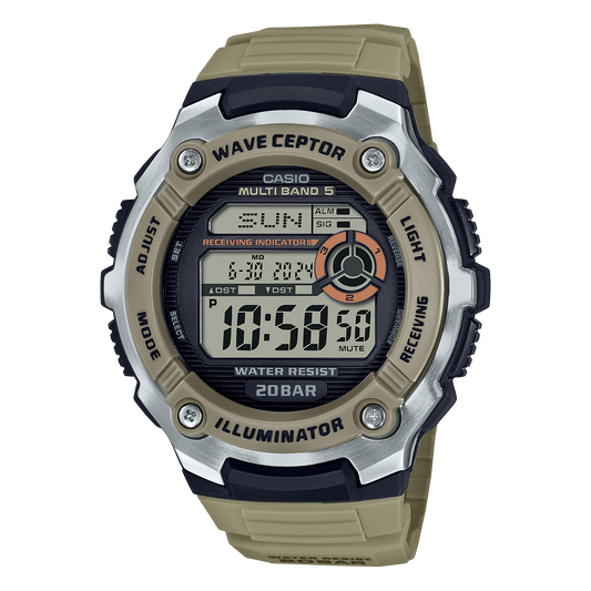 Casio WV200R-5A | Digital Brown