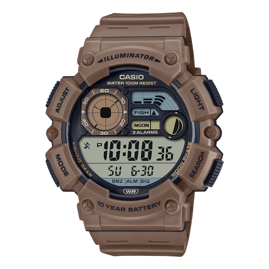 Casio WS1500H-5AV | Digital Brown