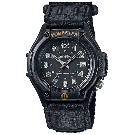 Casio FT500WC-1BV | Black Leather Analog Watch