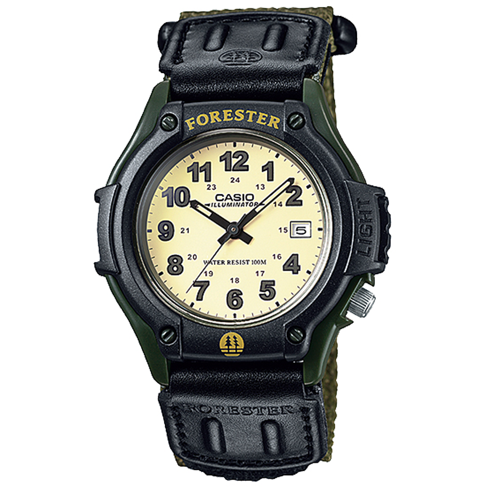 Casio FT500WC-3BV | Green Leather Analog Watch