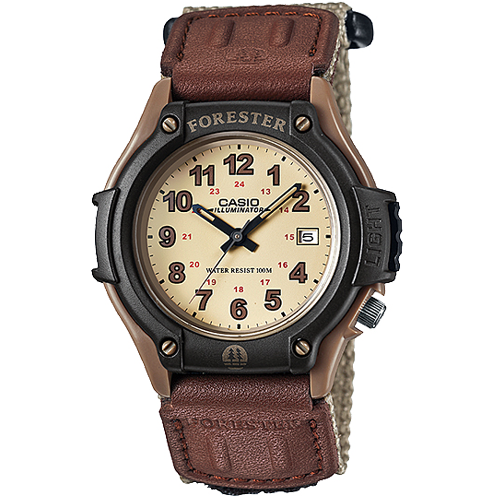 Casio FT500WC-5BV | Brown Leather Analog Watch