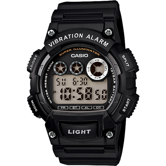 Casio W735H-1AV | Black Digital Watch