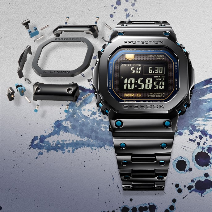 Casio MRGB5000BA-1 | Black MR-G Watch - G-SHOCK