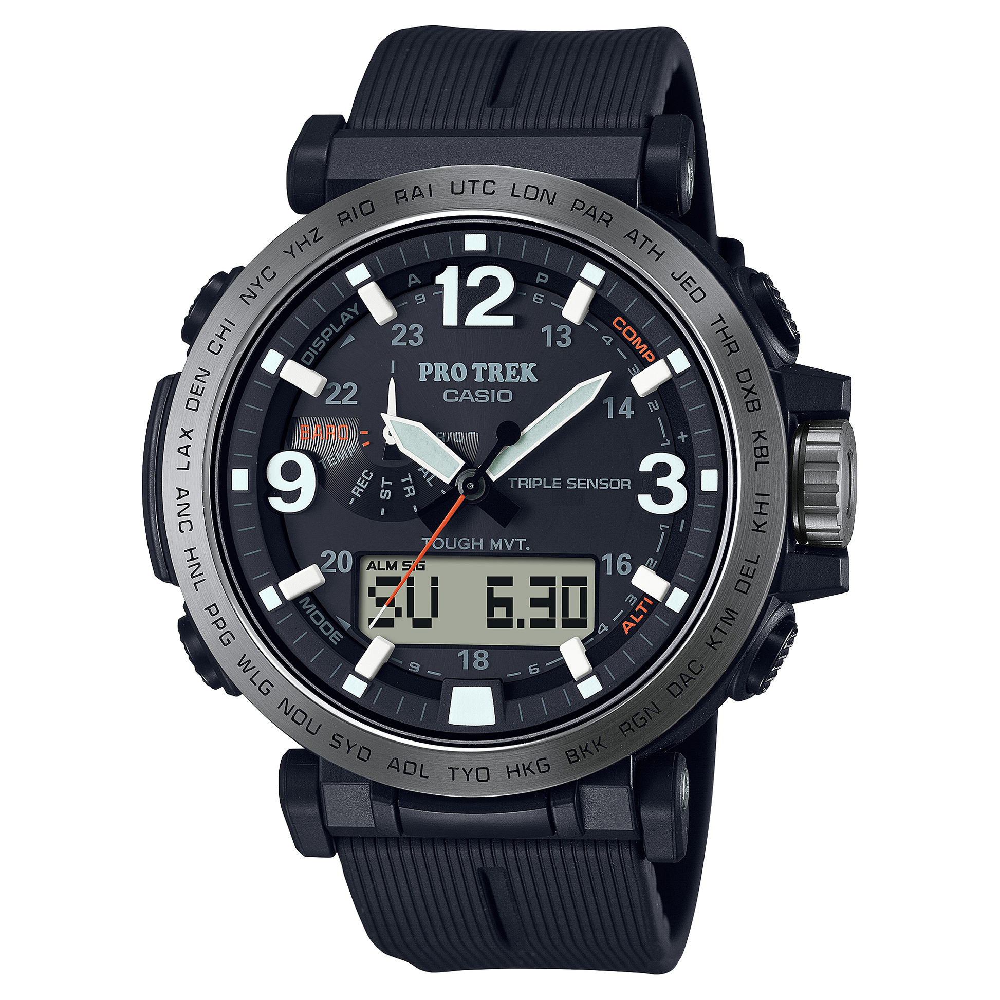 Casio PRW6611Y-1 | Black Watch - PRO TREK