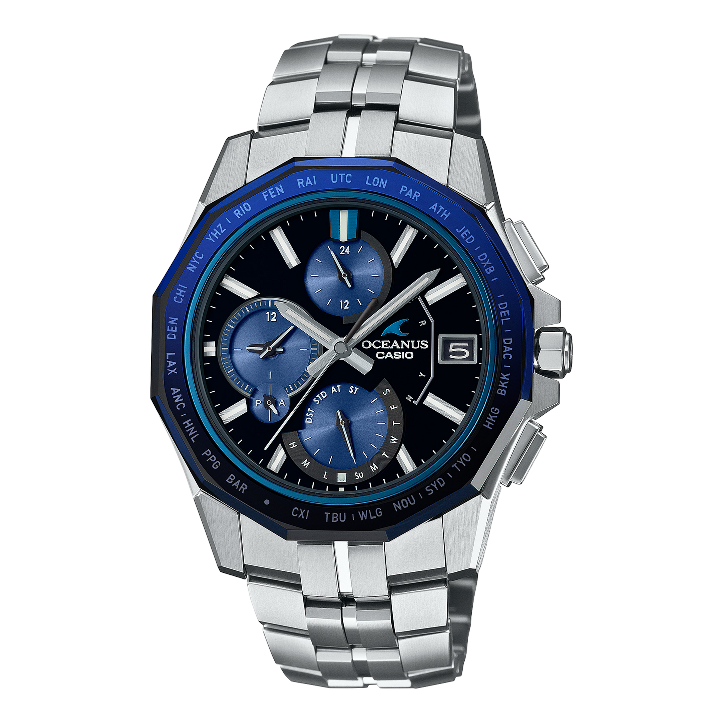 Casio OCWS6000-1A | Silver Watch - Oceanus