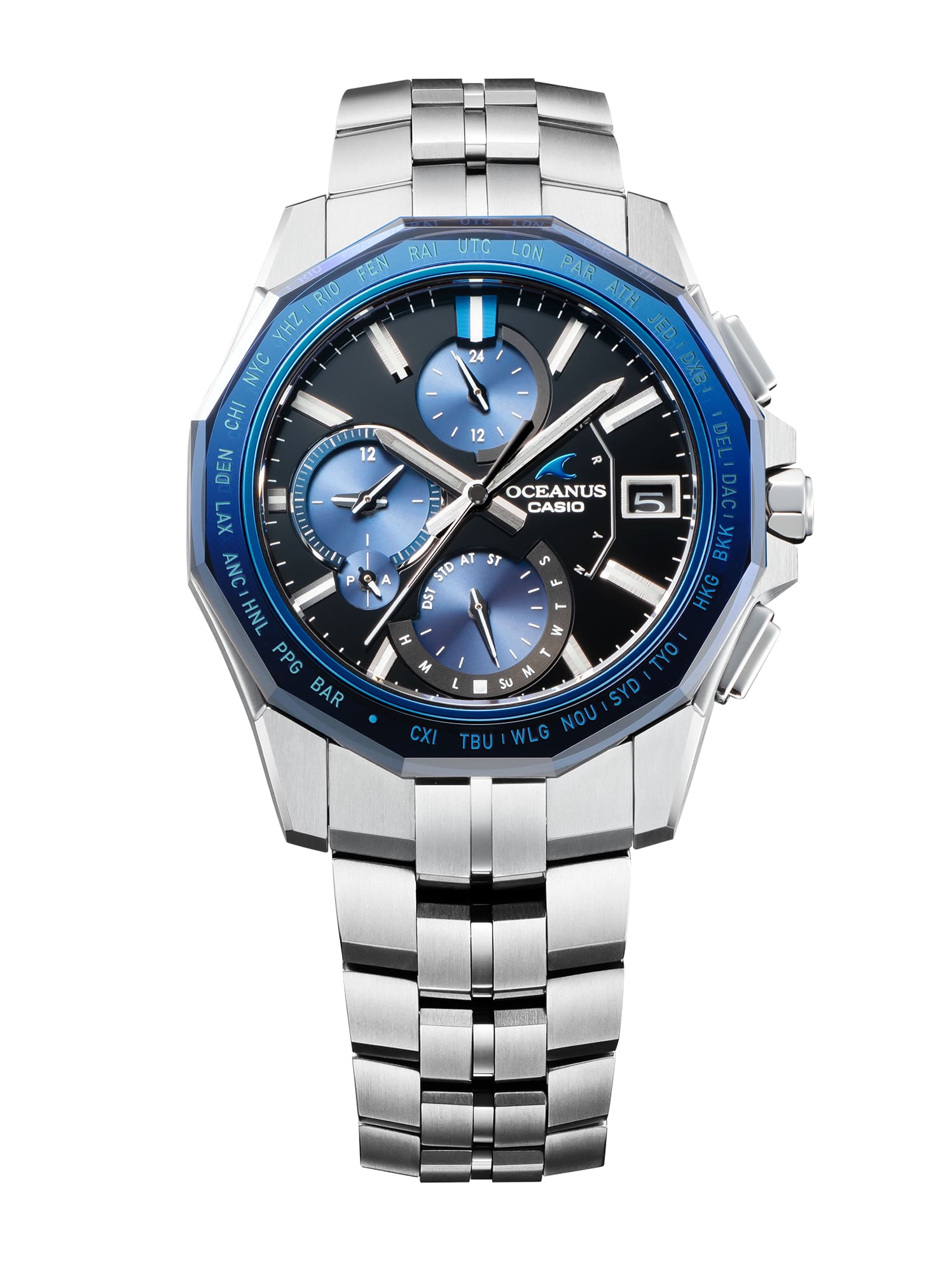 Casio OCWS6000-1A | Silver Watch - Oceanus