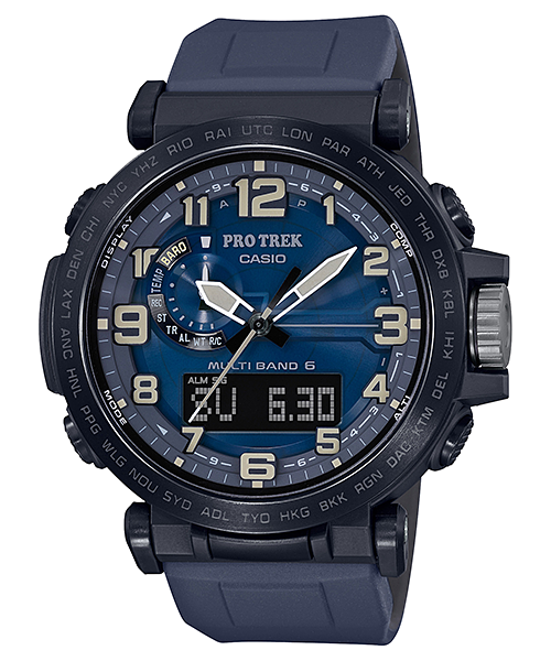 Casio PRW6600Y-2 | Solar Charging Blue Watch - PRO TREK