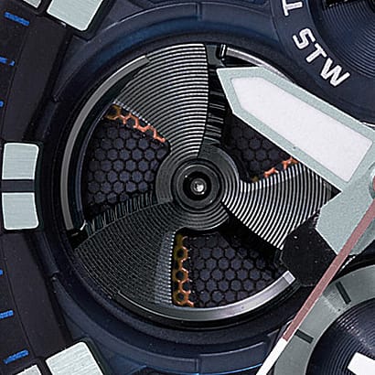 Casio GSTB100XB-2A | Black and Blue G-STEEL Men's Watch G-SHOCK