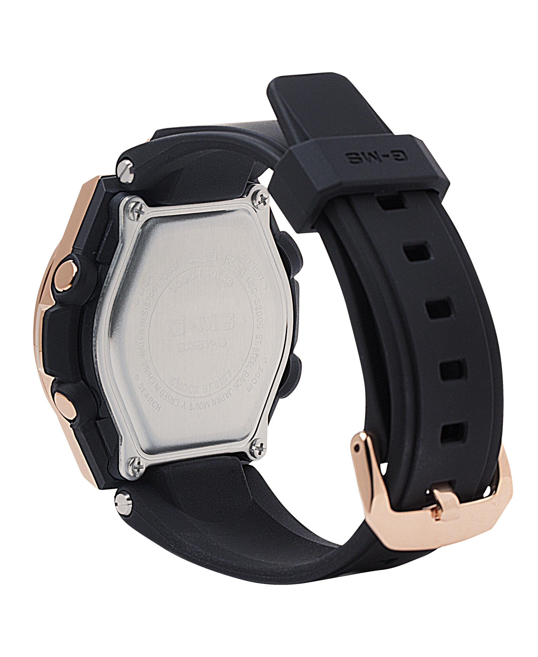 Casio MSGS200G-1A | BABY-G Women's Black and Pink Watch