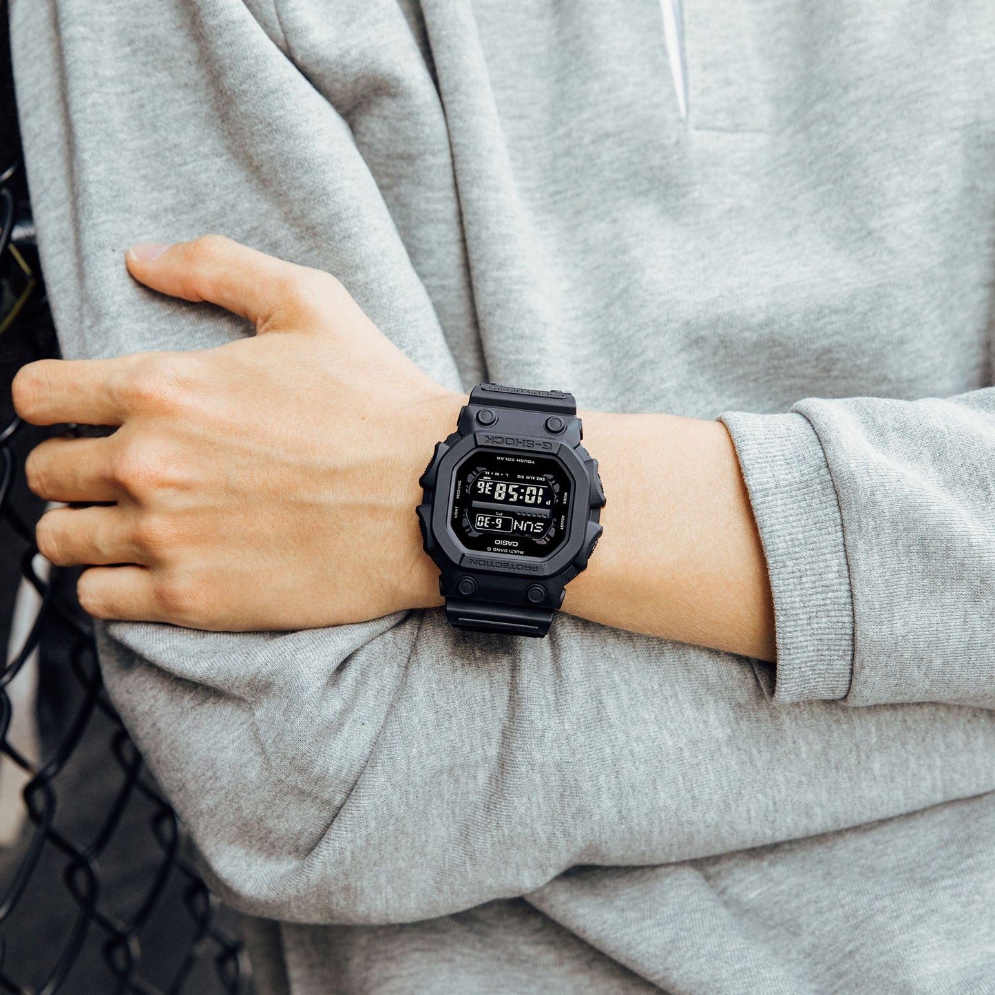 Casio GX56BB-1 | Digital Black Solar Powered Men's Watch G-SHOCK