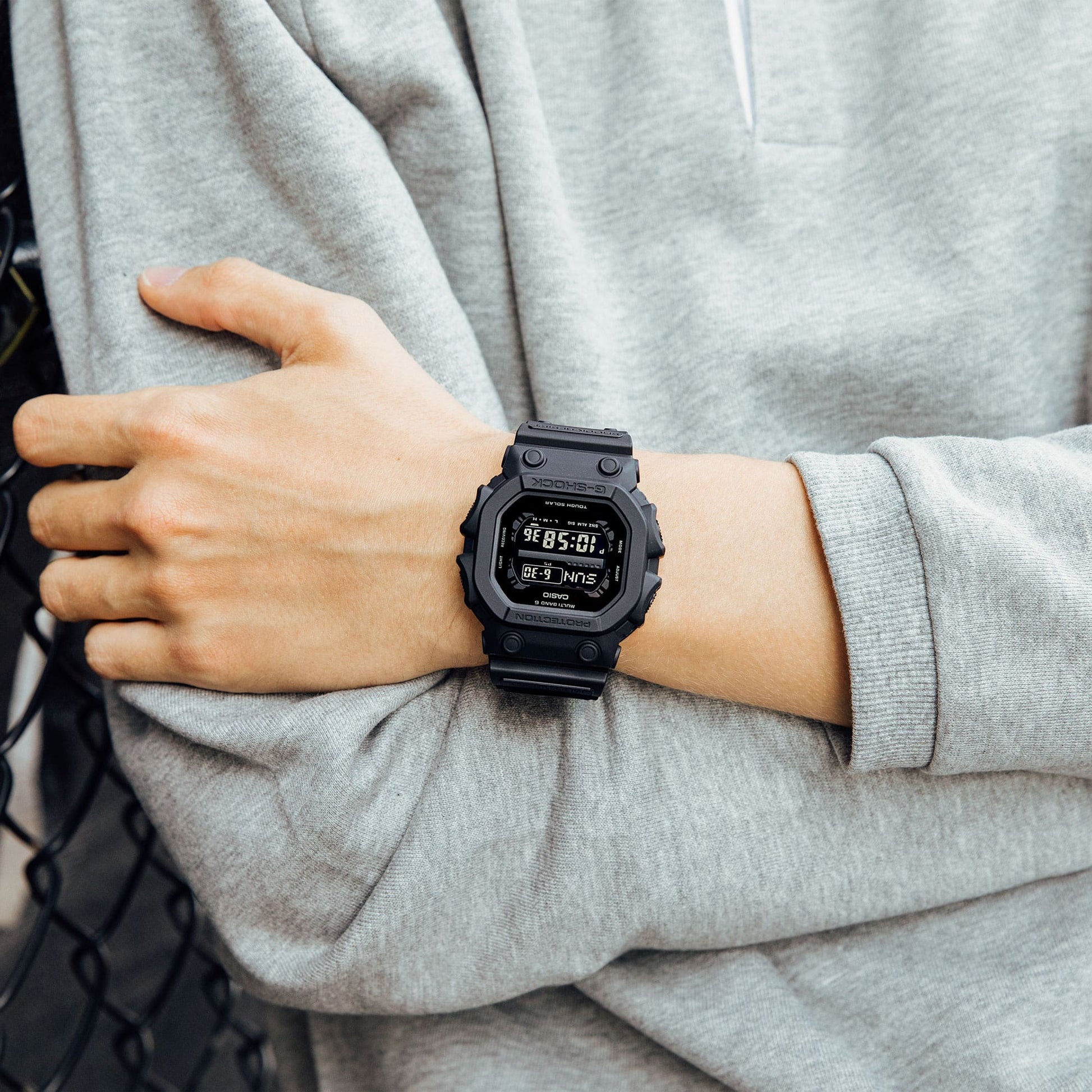Casio GX56BB-1 | Digital Black Solar Powered Men's Watch G-SHOCK