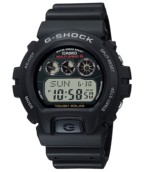 Casio GW6900-1 | Solar Atomic Black Watch G-SHOCK