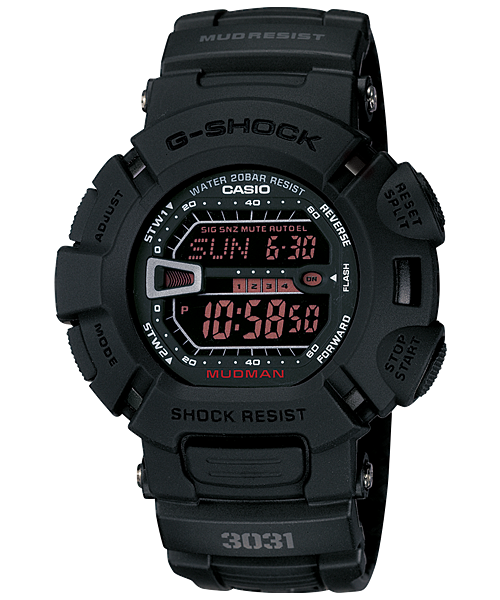 Casio G9000MS-1 | Digital Black Men's Watch G-SHOCK