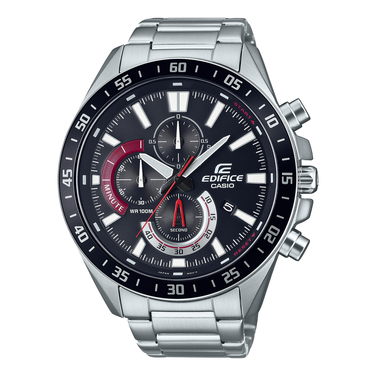 Casio EFV620D-1A4V | Edifice Chronograph Watch with Red Accents
