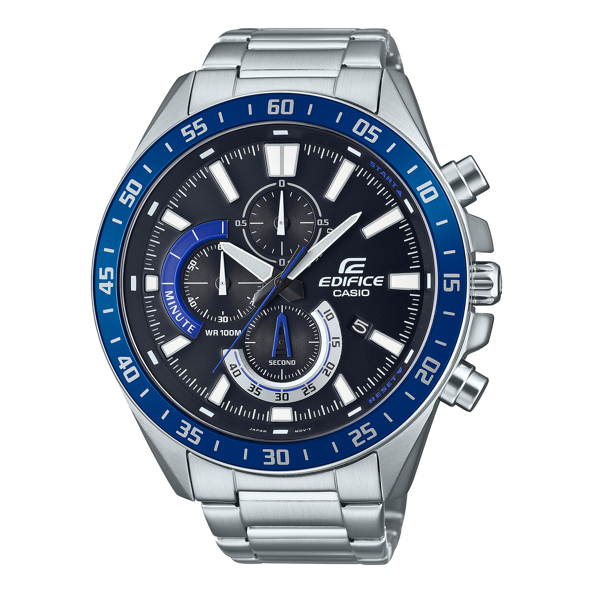 Casio EFV620D-1A2V | EDIFICE Blue Bezel Chronograph Watch