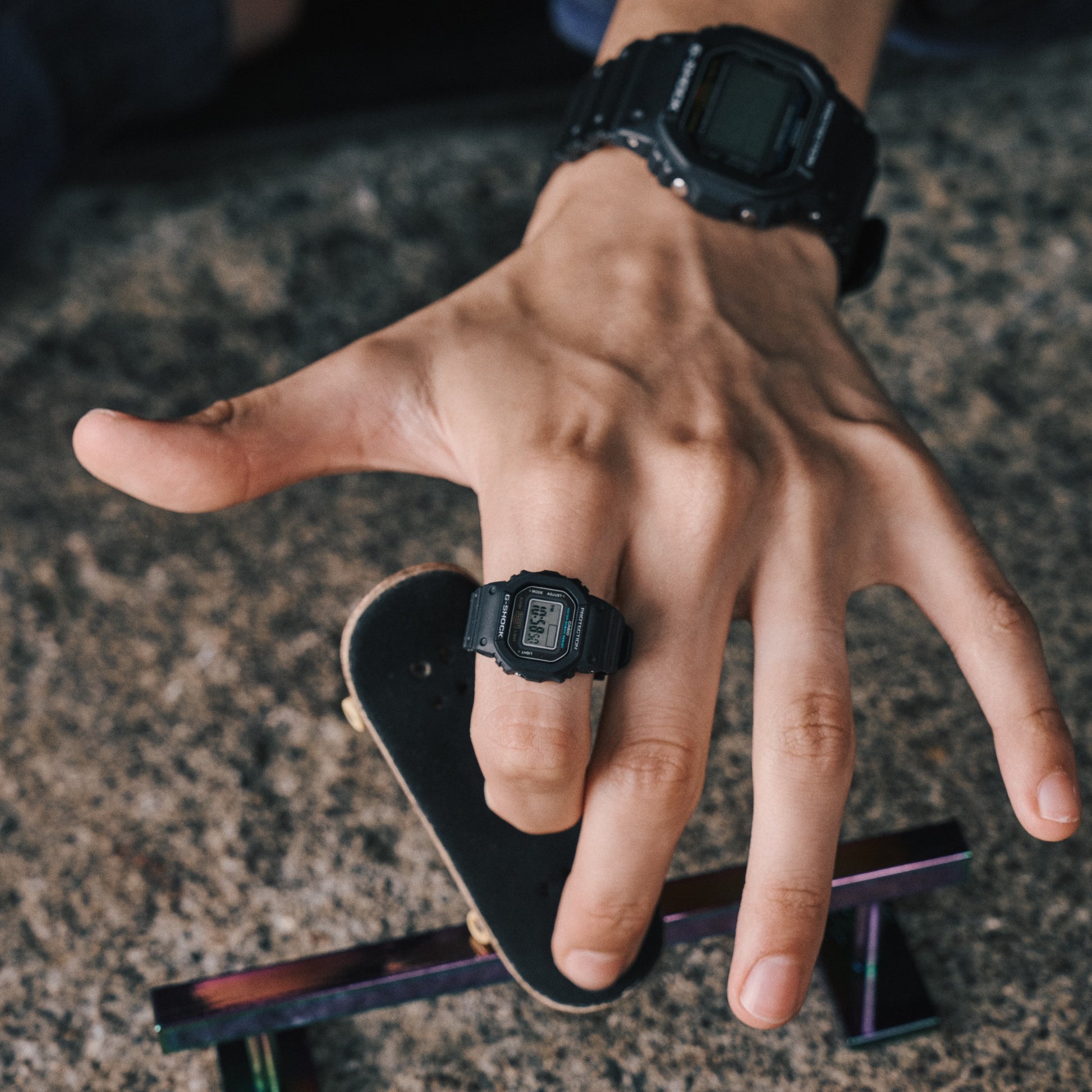Casio DWN5600-1 | Ring Watch: Black G-SHOCK Nano