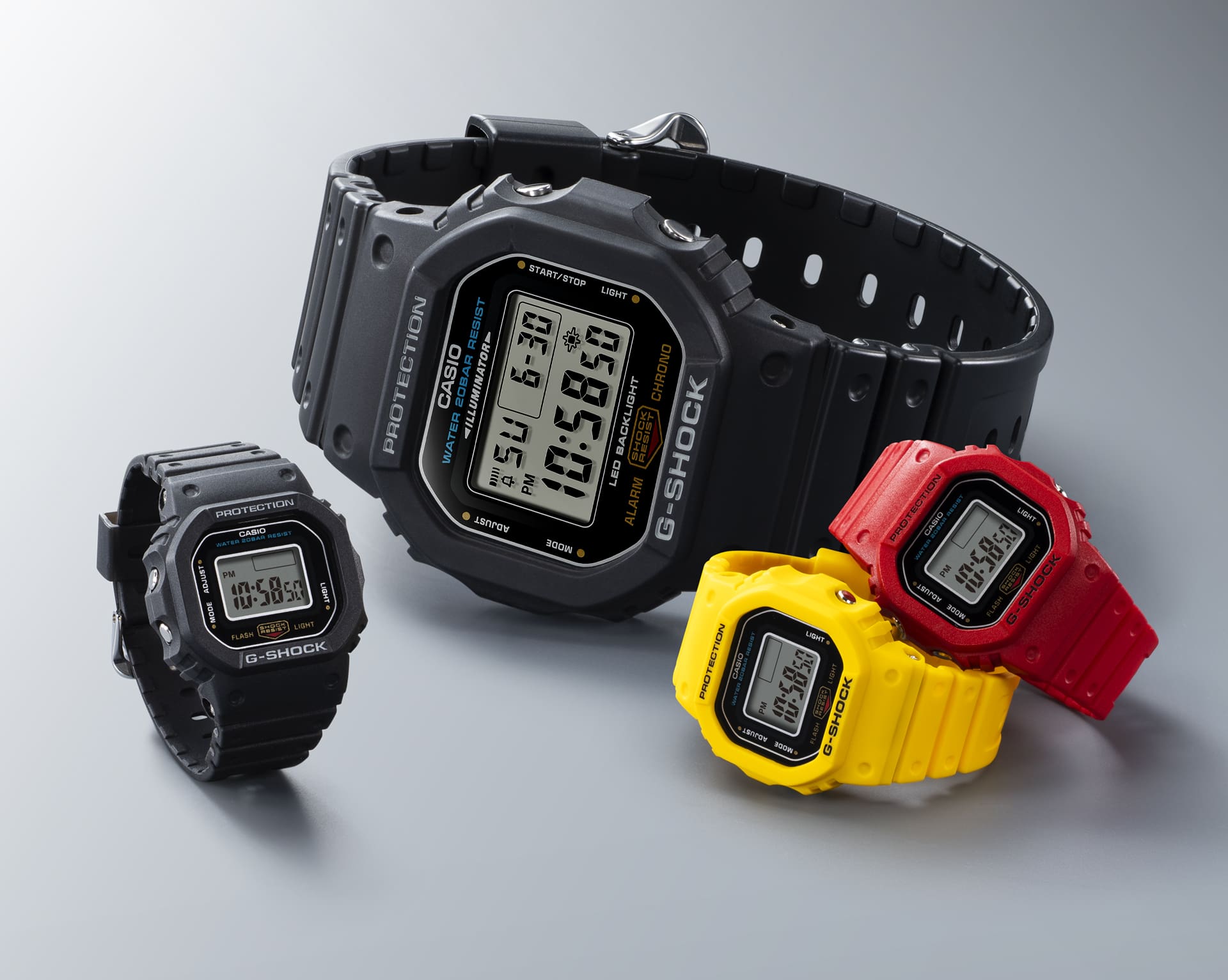 Casio DWN5600-9 | Ring Watch: Yellow G-SHOCK Nano
