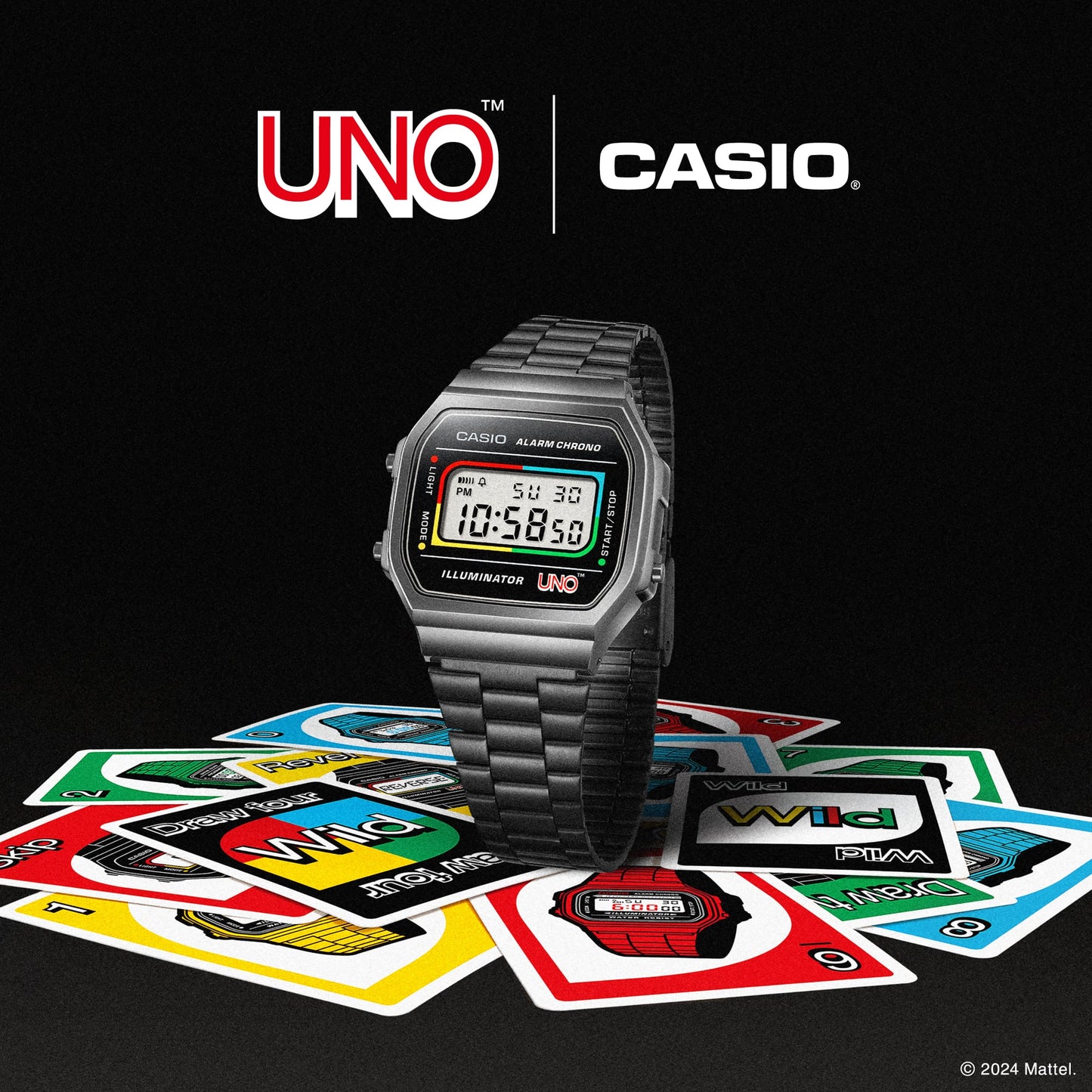 Casio A168WEUC-1A VINTAGE Black