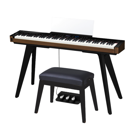 Casio PXS6000CSBG | Digital Piano Bundle | Privia Concert Piano With Bench & Stand
