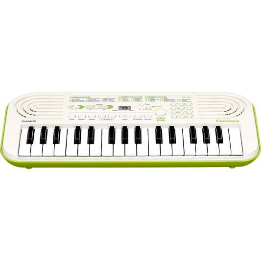 Casio SA-50 | White and Green Mini Keyboard for kids