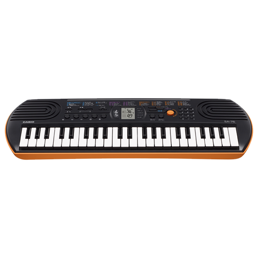 Casio SA-76 | Black and Orange Mini Keyboard