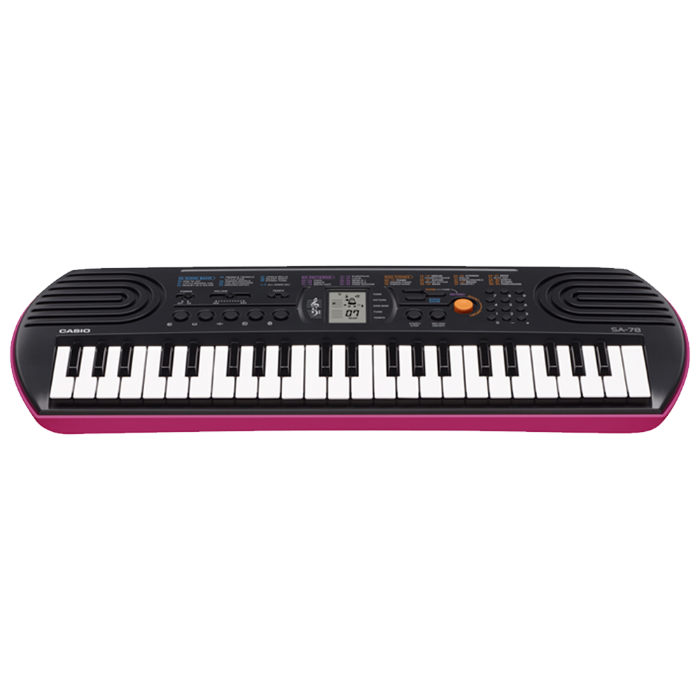 Casio SA-78 | Pink Mini Keyboard with 44 Keys