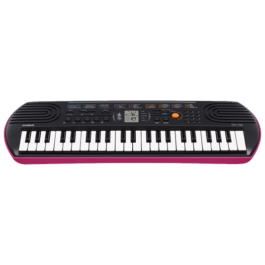 Casio SA-78 | Pink Mini Keyboard with 44 Keys