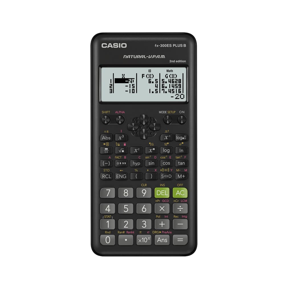 Casio fx-300ES PLUS B 2nd Edition Scientific Calculator | "AAA" Battery Model