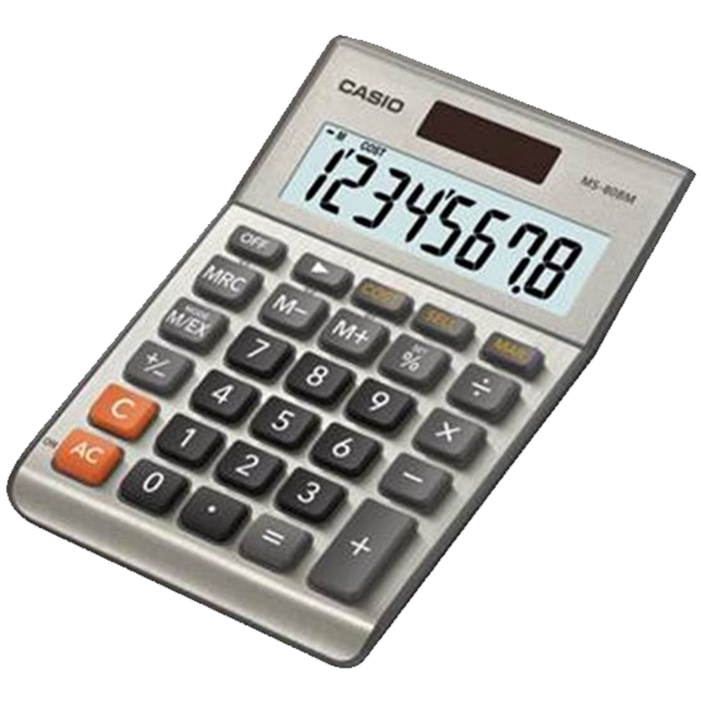 Casio MS-80BM | Grey Standard Calculator