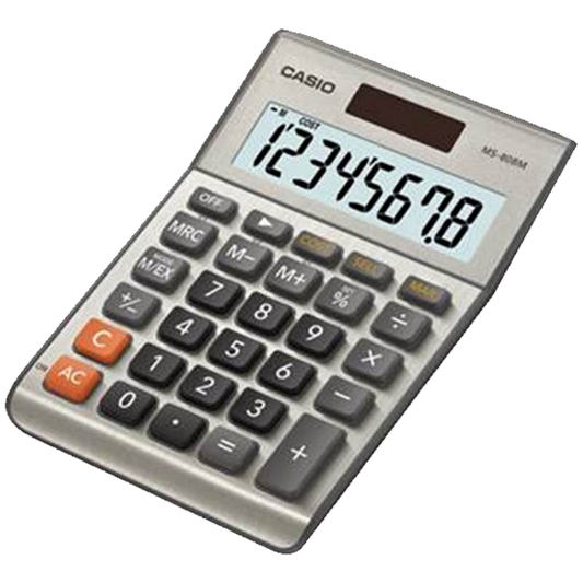 Casio MS-80BM | Grey Standard Calculator